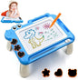 AiTuiTui Magnetic Drawing Board Toddler Toys with Legs for Girls Boys, Color Sketch Writing Scribble Doodle Pad Travel Games, Educational Learning Kids Toys for Toddlers Birthday (Blue)