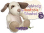 WILD BABY Microwavable & Weighted Plush Toy - Dog Stuffed Animal for Comfort & Warmth - Soft, Heatable Plushie for Snuggles - Great for Kids, Toddlers & All Ages