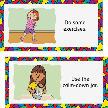 Really Good Stuff When I Am Frustrated Card Set for The Classroom or at Home Kids Activity - Grade K-3 - Help Kids Identify Emotions with Techniques on How to Manage Feelings and Emotions