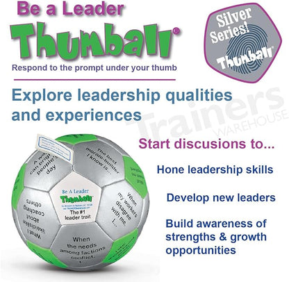 Trainers Warehouse 6" Thumball Collection, 32 Prompts for Conversation, Team Building, Relationship and Training