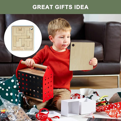 Calendar Puzzle - Daily Calendar Puzzle Wooden,365 Days Date Puzzle,Puzzle Advent Calendar for Adults