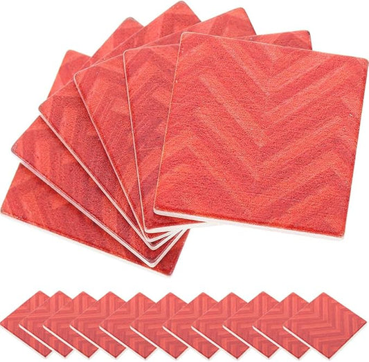 DOITOOL Miniature Dollhouse Flooring Mini Dollhouse Accessories, 27PCS Floor Sheet Wood Flooring Decorations, Doll House Furniture Accessories
