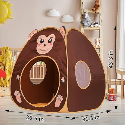 Kids Play Tent BOENBRO Pop Up Tent for Kids Foldable Play Tent Playhouse with Storage Bag Toddler Tents for Indoor and Outdoor Birthday Toy for Boys Girls