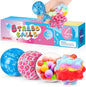 Stress Balls 4 Pack for Adults and Kids, Squeeze Toys, Sensory Toys for Kids with Autism, Squishy Fidget Toys for Stress and Anxiety Relief, Prize for Classroom