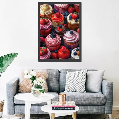 Tucocoo Dessert Jigsaw Puzzles for Adults 1000 Pieces, Fruits Cakes Pastries Whimsical Art Jigsaw Puzzle Colorful DIY Craft Puzzles for Home Decoration Gifts, Family Puzzle Perfect for Game Nights