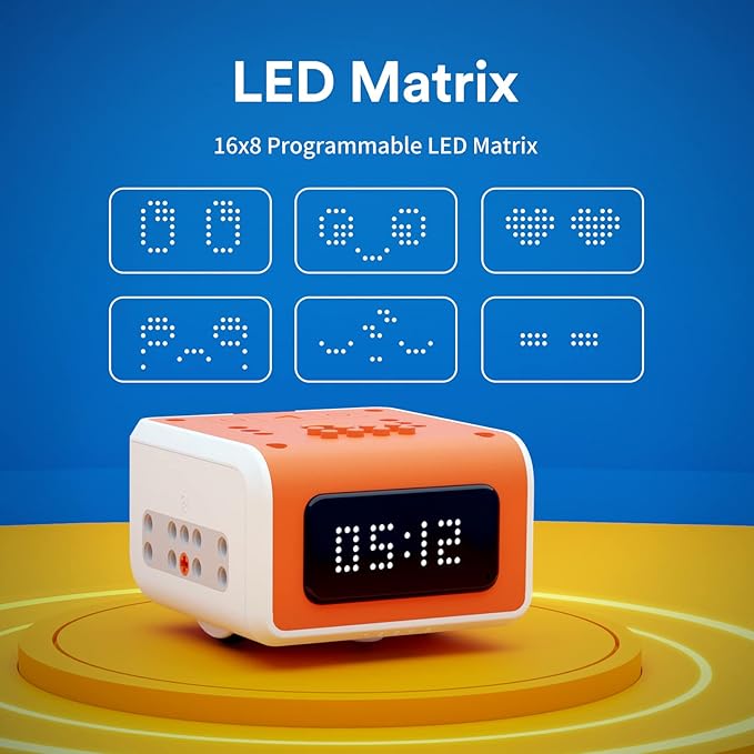 Matatalab VinciBot Coding Robot for Kids 8-12, STEM Robot Toy, Scratch & Python Programable Robotics with Remote Controller, AI Smart Robot Gift for Boys & Girls, Ages 8+