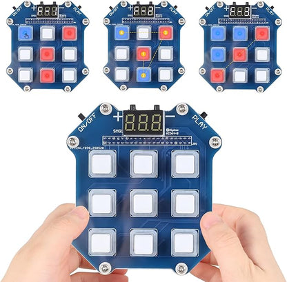 MIOYOOW 3 in1 Handheld Game Soldering Practice Kit, Electronics Soldering Projects with 3 Retro Games, STEM DIY Soldering Kit for Teens & Adults School Learning and Entertainment