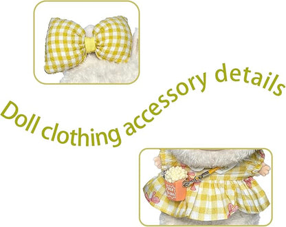 17cm Doll Clothes Set Fashion Doll Clohtes with Accessories of Doll Clothing Suitable for Various Outfits of Dolls (Style B)