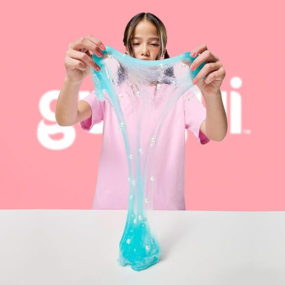 Gui Gui Scented Shimmer Deluxe Duo Pack with 2 Iridescent Slimes, 5 Step DIY Process to Customize Your Ultimate Slime Glow-Up, Resealable and Reusable Container, ASMR Experience