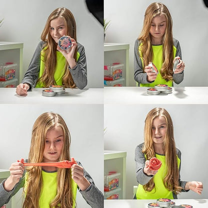 Squeeze Craft Color Changing Frudge Putty Heat Sensitive - 4 Pack Frudge Putty - Ideal for Sensory and Tactile Stimulation, Event Prizes, Slime Parties, Educational Game, Fidget Toy