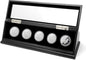 Challenge Coin Display Case 1.5-1.75 Inch 38-44.5 mm Coin Holder 1 Slot (Black, 5 Slots)