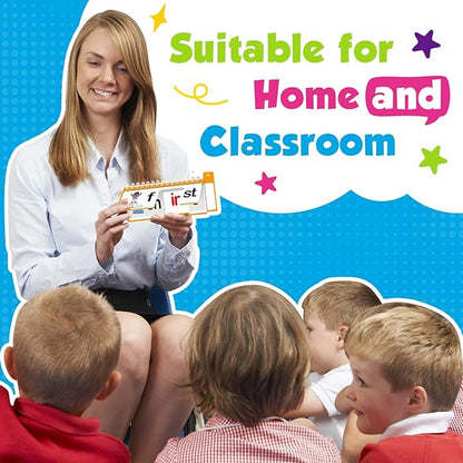 Word Family Build Book, 40 Read and Rhyme Flip Books, Sight Words Flash Cards Kindergarten, Learn to Read Phonics Flash Cards, Phonics Games Books for Preschool Learning Activities