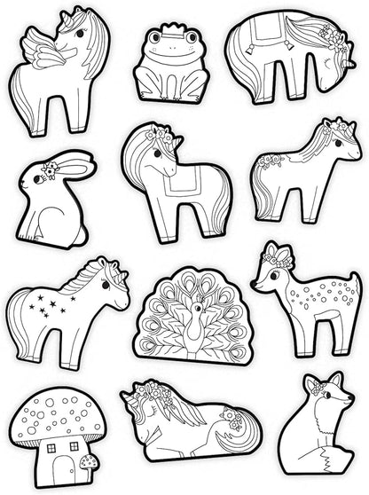 Crocodile Creek Coloring Stickers/Unicorn