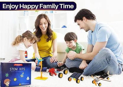 STEM Building Toys for Kids Ages 8-12, Science Experiments & Solar Car Projects