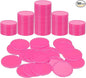 uxcell Plastic Poker Chips, Learning Counters Counting Counters Disks Markers Opaque Game Tokens for Game Play Math Counting