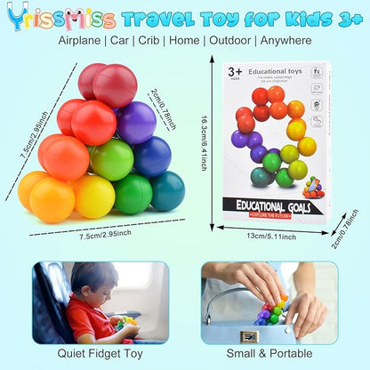 12PCS Autism Sensory Toys for Autistic Children,Quiet Fidget for Adults Kids, Stocking Stuffers for Boys,Autism for Toddlers 3-4,Travel for Ages 3-5 Gift(A)