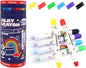 Lebze Jumbo Crayons for Toddlers, 6 Colors Washable Crayons, Easy to Hold Silky Large Crayon for Babies and Children, Safe Non Toxic