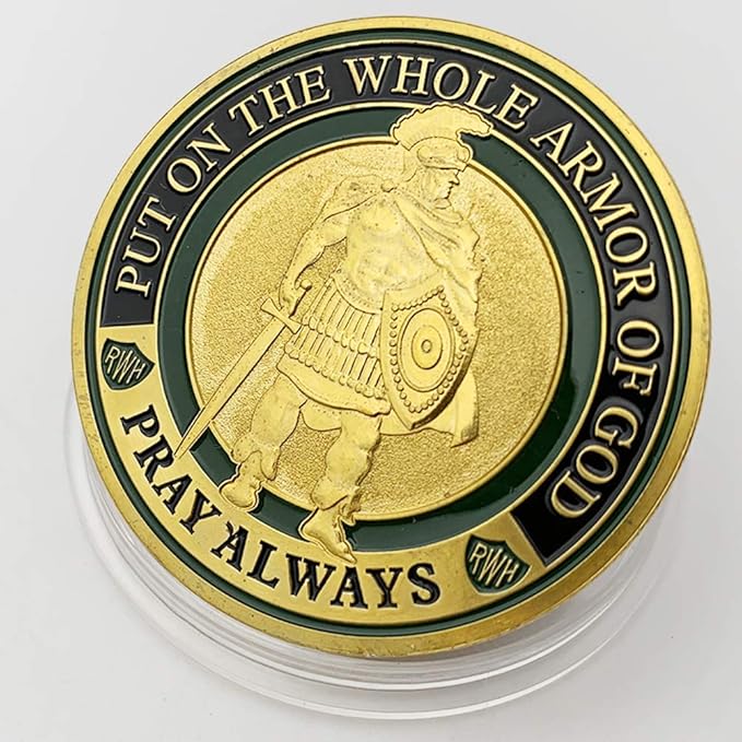 Armor of God Challenge Coin Collector's Medallion (Pack of 6)