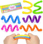Fidget Toys Sensory Stick: Textured Sensory Toy Suitable for Children and Adults, Relieves Stress and Anxiety, Classroom Travel Essentials, 6PCS， Suitable for Autism and ADHD.