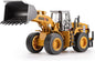 1/40 Scale Diecast Four Wheel Loader Truck Toy, Metal Construction Equipment Bulldozer Models for Kids