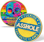 AtSKnSK Memento Mori Coin Momento Mori Coin Skull Coin Stoic Gifts Memento Mori Calendar Living Memento Mori Amor Fati Coin (Rainbow Skull Flower)