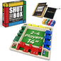 14" Deluxe Shut The Box Game, Math Dice Board Game for Family Night Classroom Travel, Wooden Table for Group Kid Adult Senior, Travel Party Bar, Easy Quick and Fun, 2-4 Players