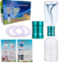 Tornado Maker, Weather Toys, Ultra-Light Aluminum Connecting Tube, Including 2 Empty Bottles, Watertight Tornado Toy, Suitable for Kids' Science Experiments (Green)