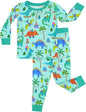 Little Sleepies Two-Piece Pajama Set for Boys & Girls, Soft Viscose from Bamboo Toddler Pajamas for Kids, Family Matching PJs