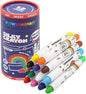 Lebze 12 Colors Toddler Crayons, Non Toxic Silky, Jumbo Washable Baby Coloring Tool, Large Size for Kids and Children, Safe Art School Supplies for Boys & Girls Flower Monaco