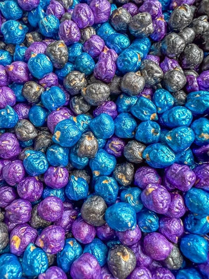Colored Chickpeas for Sensory Play and Sensory Bins - Many Different Seasonal Colors (4 Cups, Outer Space 1)