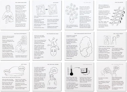 Mindfulness Cards Deluxe Artist Edition 48 Research-Backed Techniques for Real-Life Situations, Emotional Intelligence, Growth Mindset, Conflict Resolution, & Daily Mindfulness
