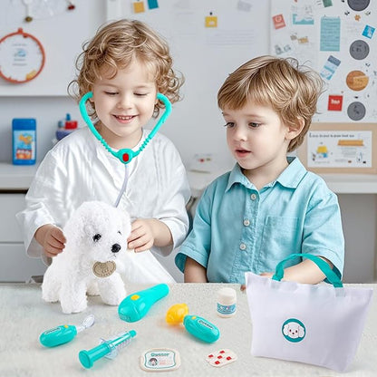 Doctor Kit for Toddlers 3-5, Kids Veterinarian Playset Doctor Set, Fun Role Playing Game Doctor Play Gift for Kids