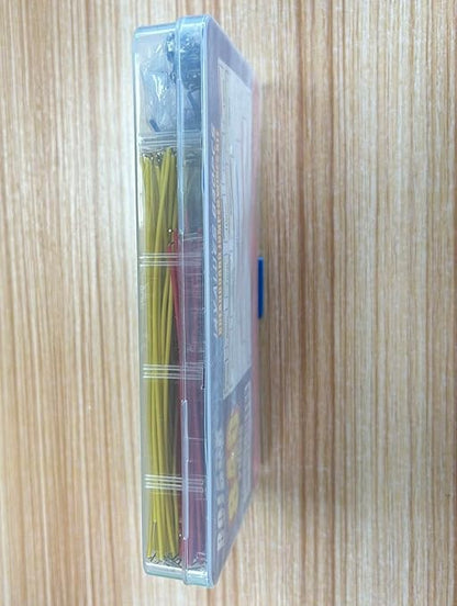 BOJACK 14 Vaules 840 pcs 2-125mm Solderless Flexible Breadboard Connecting Line Cables Breadboard Jumper Wires kit