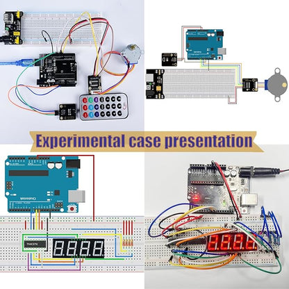 Super Starter Kit for Adults and Schoolchildren Compatible with Arduino IDE, Includes UNO R3 Board and Tutorial Includes Breadboard & Module Kit
