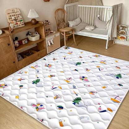 Baby Play Mat - 79" X 71",Premium Thicker Foam One-Piece Crawling Mat, Machine Washable, Extra Large Anti-Slip Activity Playmat for Babies, Toddlers & Infants