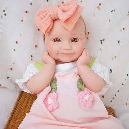 Special Edition, Girl 20 in, Full Silicone Baby Doll, Realistic Baby Dolls, Realistic Veins & Pose, Not Vinyl, Reborn Baby Dolls Silicone Full Body, Gift Set
