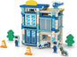 162PCS Wooden Building Blocks Set for Toddlers, Construction City Stacking Toys, Preschool Learning Educational Toys for Kids 3+ Years Girls and Boys (Police Station)
