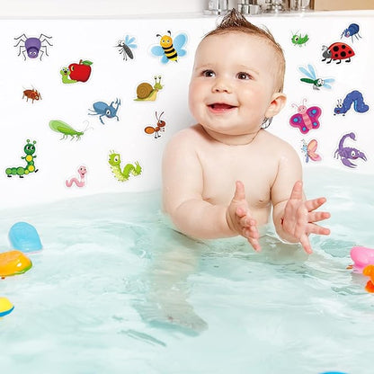 20 PCS Insect Thick Gel Clings Spring Summer Insect Window Gel Clings Decals Stickers for Kids Toddlers and Adults Home Airplane Classroom Nursery Winter Insects Animals Party Supplies Decorations