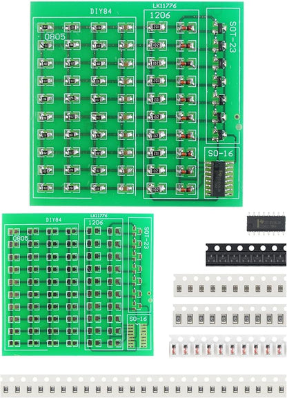Soldering Practice Kit DIY 0805 Small SMD Circuit Kit Learn Soldering Kit For Beginners