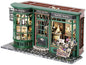 TuKIIE DIY Miniature Dollhouse Kit with Furniture, 1:24 Scale Creative Room Opened & Closed Movie Inspired Wooden Doll House Plus Dust Proof for Kids Teens Adults(Magical Wand Shop)