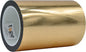 WOD MPFT2 Gold Metalized Polyester Mylar Film Tape with Acrylic Adhesive, 6 inch x 72 yds. Vibrant Mirror Gold Tape, Decor Tape for Detailing Accent Wall, Graphic Arts, Car and Boat Trim
