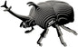 Eugy Rhino Beetle 3D Puzzle - 34 Piece Eco-Friendly Educational Toy Puzzle for Boys, Girls & Kids Ages 6+