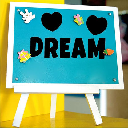 Bemeol 360 Pcs 30 Sheets Bulletin Board Letters 2.5 Inches Alphabet Stickers Self Adhesive Stick on Letters for Poster Board Classroom School Home Decor(Black)