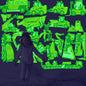 Glow in The Dark Construction Stickers, 23 PCS Glowing Luminous Truck Excavator Tractor Wall Decals Vehicle Truck Ceiling Stickers for Kids Boys Girls Bedroom Nursery Playroom Party Room Decor
