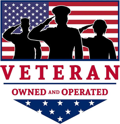 Military Challenge Coin Display Stand - Solid Metal with Anodized Finish - US Vet. Business (Black) (Nickle Five-Pack)