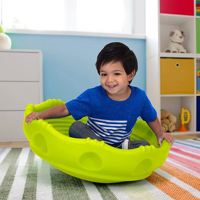 Simplay3 Two Sided Rock Around Wobble Disk and Climbing Dome 2 Pack for Toddlers and Kids - Rocking and Climbing - Indoor/Outdoor (Multicolor, 2 Pack)