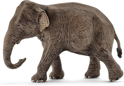 Schleich Wild Life - 5 PC Jungle Animals Figurines Toy Set with Elephant, Panda, Tiger, Parrot, and Baby Monkey Toys for Boys and Girls - Realistic Animal Figures Playset for Kids Ages 3+ - 77588
