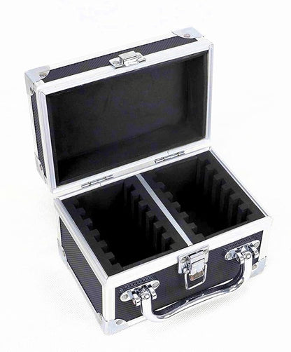 Ursae Minoris Elite Black Aluminum Box for 12 Certified or Certified-Style Coin Holders NGC, PCGS, ANACS, Elite, Lighthouse, BCW