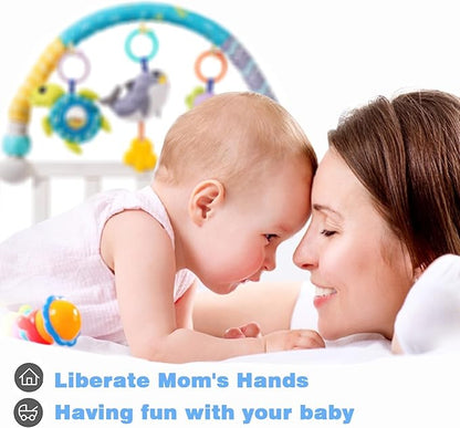 Pau1Hami1ton Car Seat Toys, Stroller Toys,Car Seat Toys for Babies 0-6 Months,3 Month Baby Toys Fit for Crib Bed,Stroller,Car Seat,Baby Gifts.S-19(Whale)