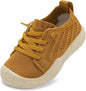 JIASUQI Toddler Shoes for Boys Girls Slip on Sneakers Wide Toe Walking Shoes Toddler Sock Shoes